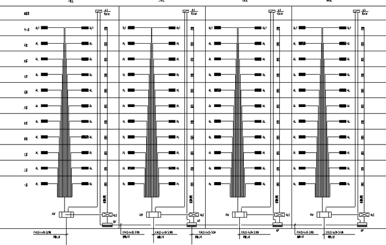 11层公寓楼电气施工图纸_2