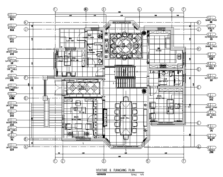 别墅主卧室设计资料下载-池州两层别墅设计施工图（附效果图）