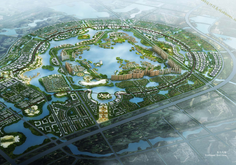 广州大学城城市规划分析资料下载-天嘉湖旅游度假区城市规划设计方案文本