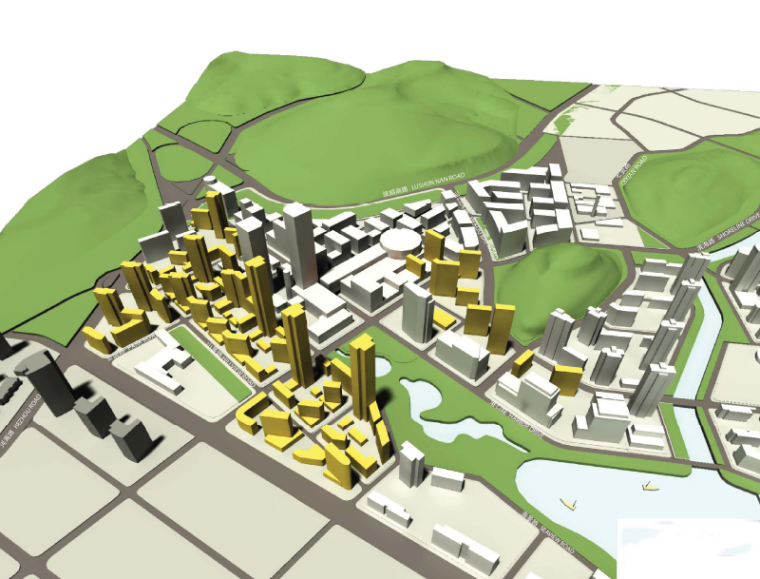 城市设计商业地块设计资料下载-[辽宁]大连软件园河口湾地块城市设计方案文本