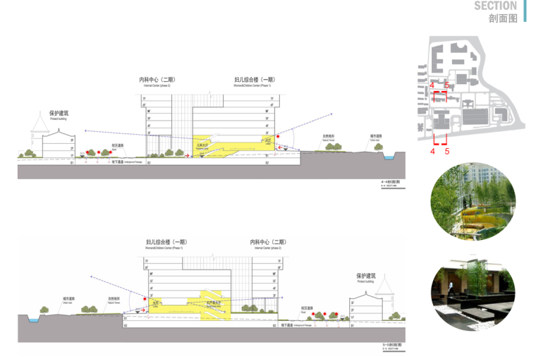 现代工业厂房建筑效果图资料下载-[山东]某大学医院妇儿综合楼现代建筑设计方案文本（JPG+117张）