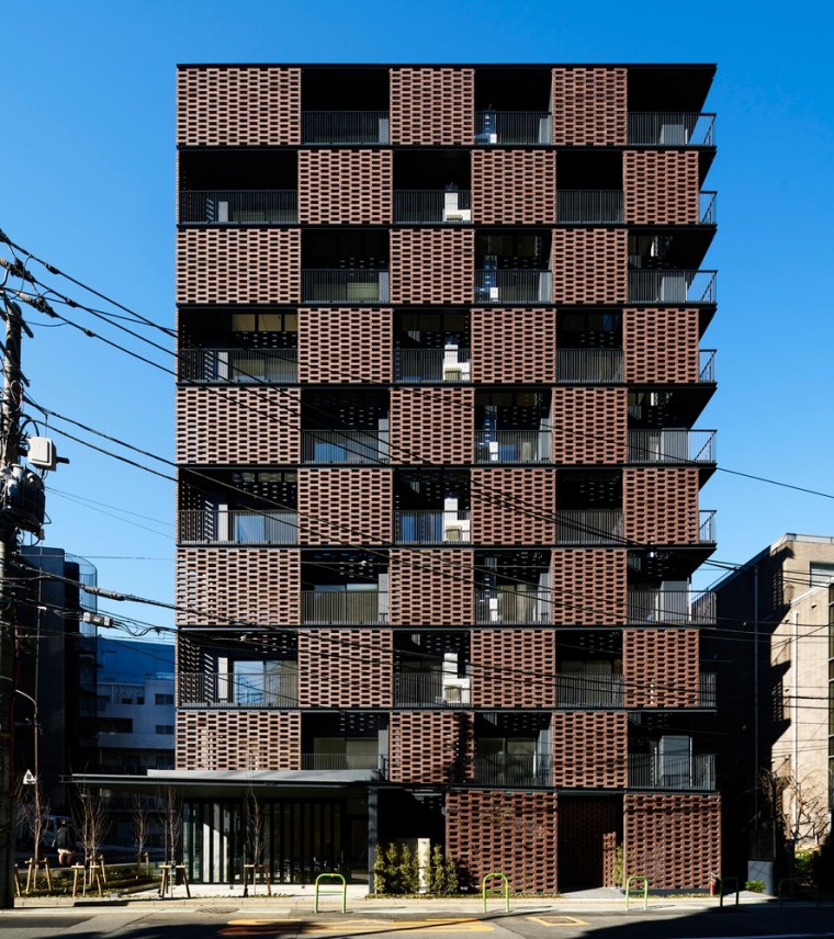 日本高密度居住区里的公寓楼-1 (1)