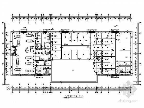 汽车4s店展厅布置方案资料下载-[湖南]某汽车销售中心4S店全套室内设计施工图