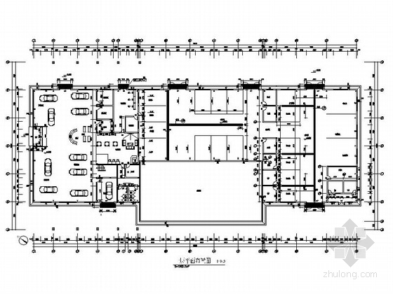 酒吧店施工图资料下载-[湖南]某汽车销售中心4S店全套室内设计施工图