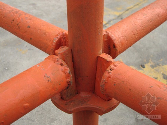 低碳钢钢管施工工艺资料下载-建筑工程轮插式钢管支架施工工艺讲解（图文解析）