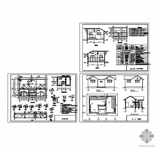 某公厕建筑及结构施工图公厕-4