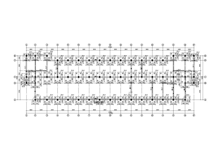 宿舍楼现场施工布置图资料下载-[浙江]4层框架结构宿舍楼结构施工图（2010）