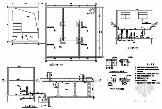 消防泵房通风系统设计资料下载-某消防泵房图纸