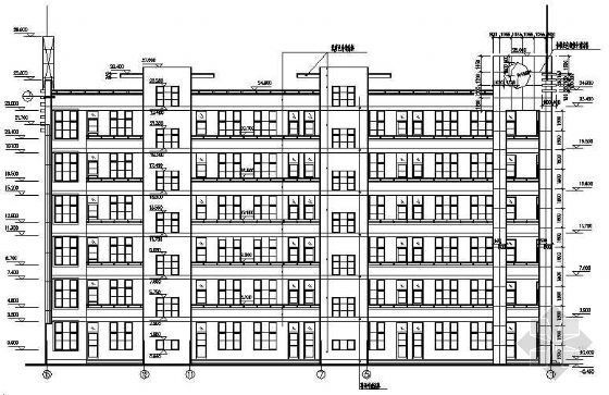 平屋顶教学楼建筑施工图资料下载-全套教学楼建筑结构施工图纸