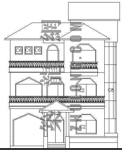 福建别墅结构施工图资料下载-某别墅建筑、结构施工图