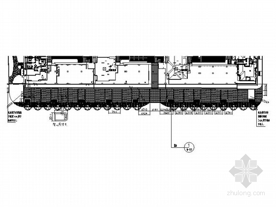 花园平面设计施工图资料下载-[大连]机场售楼处展示区平面设计施工图