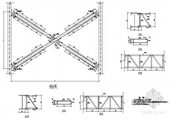 钢框架加固设计图资料下载-青岛某钢框架厂房结构设计图