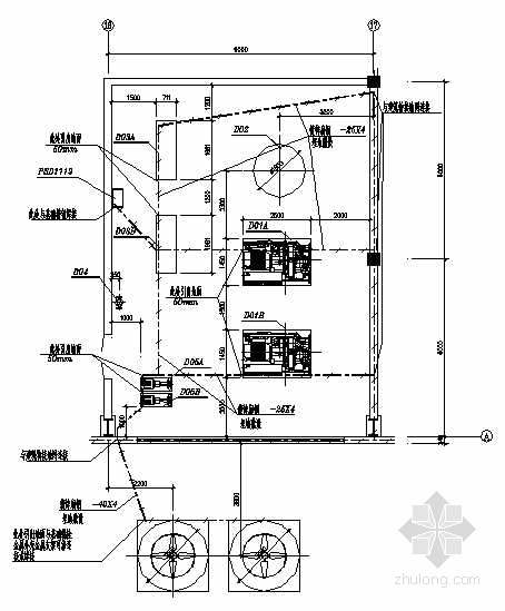 NU团队设计的办公空资料下载-某空压站电气设计图