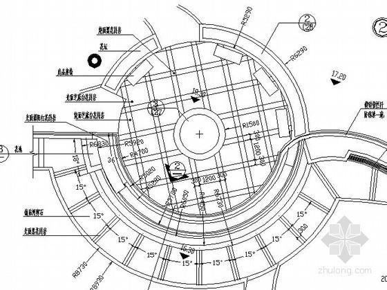 公园排水管跌水景观资料下载-跌水景墙施工详图