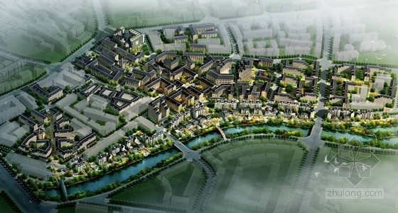古城规划CAD设计方案资料下载-[四川]大型城市综合体规划及单体设计方案文本