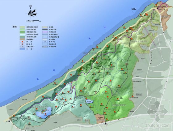 度假旅游区入口景观资料下载-南京旅游区景观规划文本
