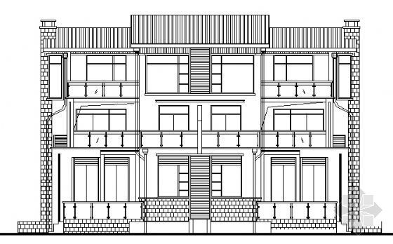 苏州建筑施工图纸资料下载-苏州某三层教育园别墅建筑施工图