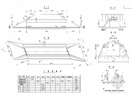 拱形涵施工图资料下载-净宽7.5m拱形通道涵设计套图