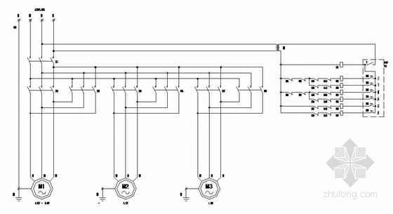 电气原理图接线图资料下载-电动葫芦电气控制接线原理图集合
