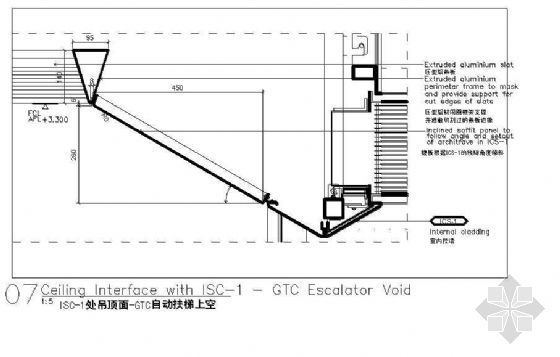 洞口顶面资料下载-ISC-1处吊顶面-GTC自动扶梯上空