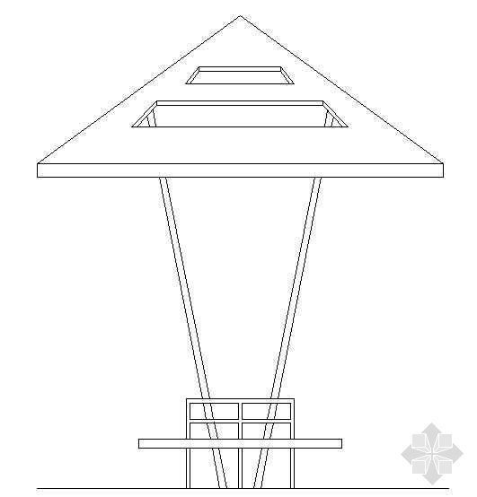 双层景观亭施工图详图资料下载-景观亭施工详图