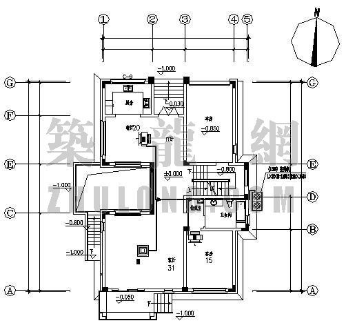别墅中央空调CAD图资料下载-某别墅中央空调设计图