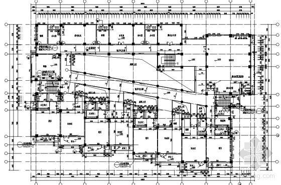 [安徽省安庆]某十二班幼儿园建筑施工图-二层平面图