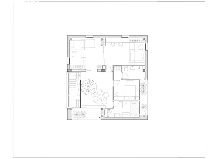 越南胡志明白色方块住宅-1 (20)