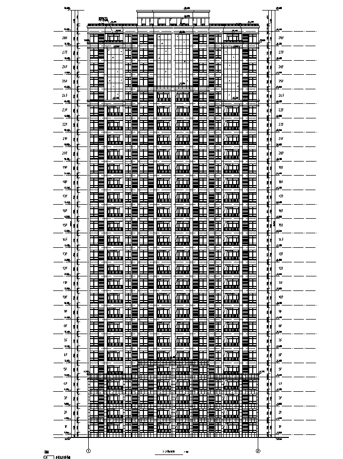 9栋住宅建筑资料下载-[安徽]高层框架结构多栋全专业住宅建筑施工图