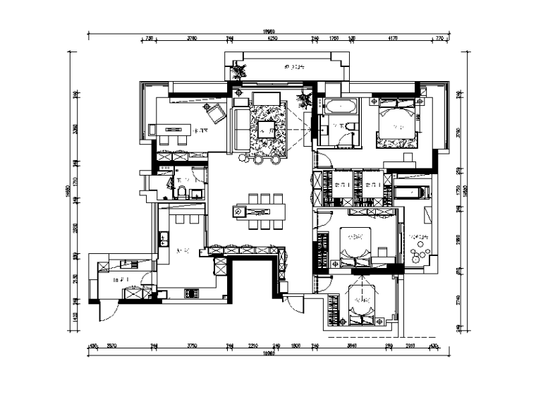 简约风格书房实景图资料下载-[浙江]新作！简约风格样板房设计CAD施工图（含实景图）