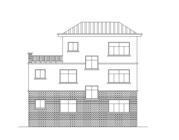 K法律事务所室内设计资料下载-[广东]小型别墅建筑别墅施工图设计
