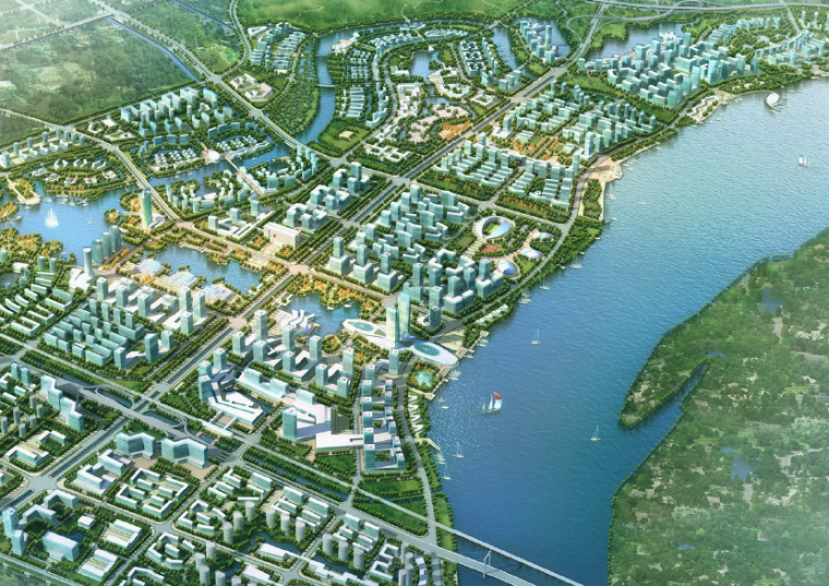 片区更新城市设计方案资料下载-[广东]高明西江新城城市设计方案文本