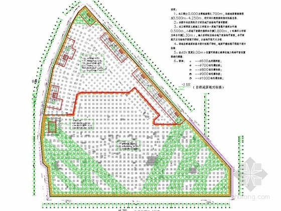 格构梁加预应力锚索资料下载-[浙江]12米深基坑双排桩加支撑加预应力锚索支护施工图（专家论证）