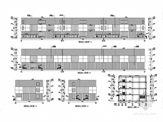 框架结构厂房建筑施工图纸资料下载-[四川]三层框架结构厂房结构施工图（含建筑图）