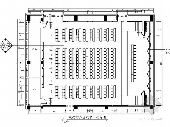 现代大会议室含效果资料下载-372平方大会议室装修图（含效果）