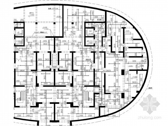 自动灭火喷淋设计资料下载-超高层住宅楼给排水及消防设计施工图（自动喷淋）