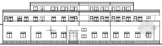 低层建筑立面改造资料下载-山东某食品公司三层办公楼改造建筑方案图