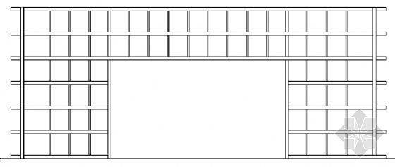 钢架结构景墙剖面资料下载-钢架长廊结构详图