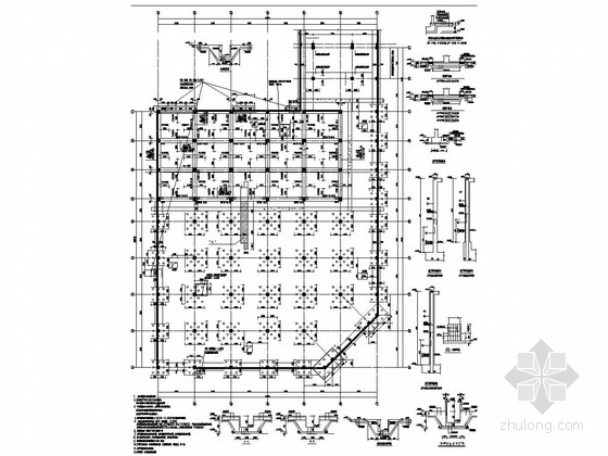 高层剪力墙综合体资料下载-[陕西]16层框架剪力墙结构酒店商业综合体结构施工图（CFG桩）