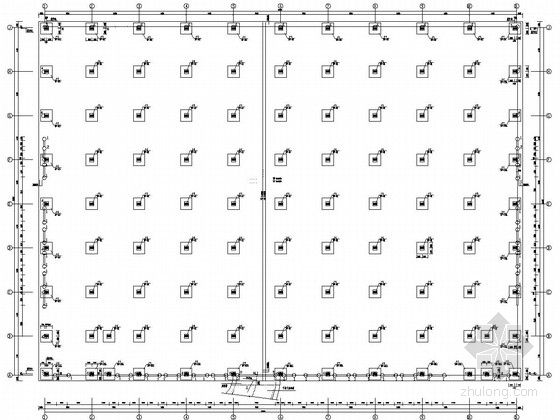 汽车展厅设计施工图资料下载-[新疆]局部两层门式刚架结构汽车展厅结构施工图