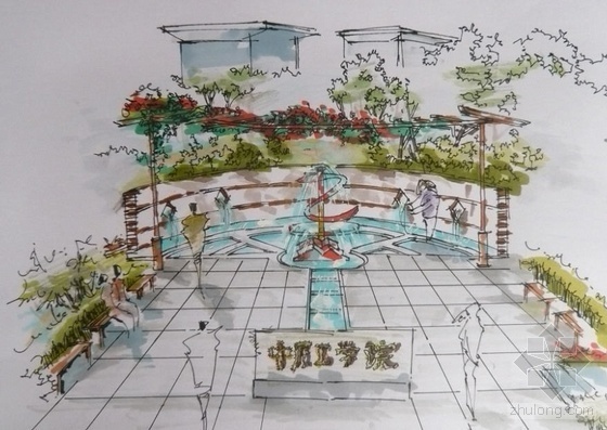 台湾校园景观设计资料下载-[学生作品]校园景观设计