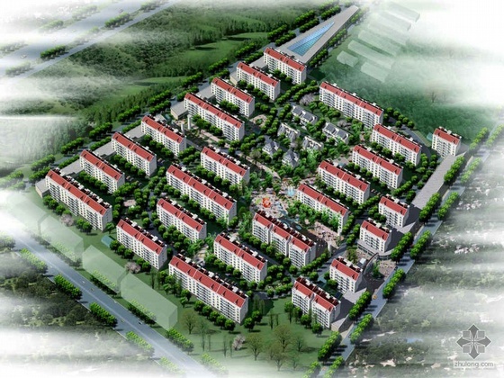 居住小区详规资料下载-[上海]某小区修建性详细规划设计文本