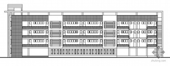 无锡惠山学校资料下载-无锡惠山某学校规划区高中部建筑结构方案图