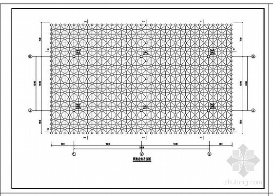 网架结构构造图资料下载-某加油站双层网架结构设计图