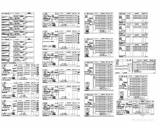 [安徽]30层住宅楼全套电气施工图纸（审图意见）-配电系统图二 
