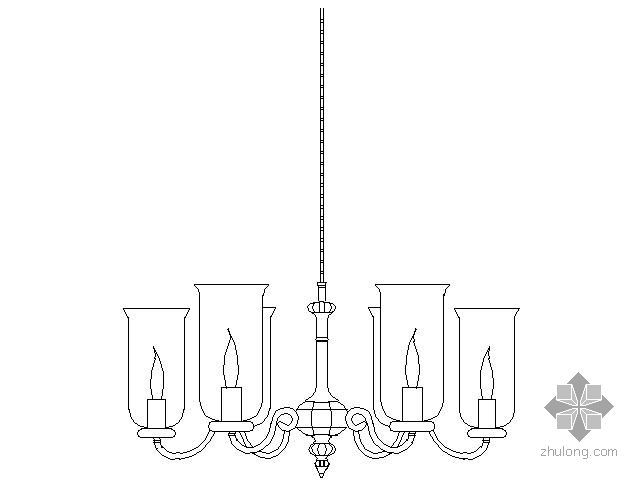 cad吊灯图块资料下载-常用灯图块