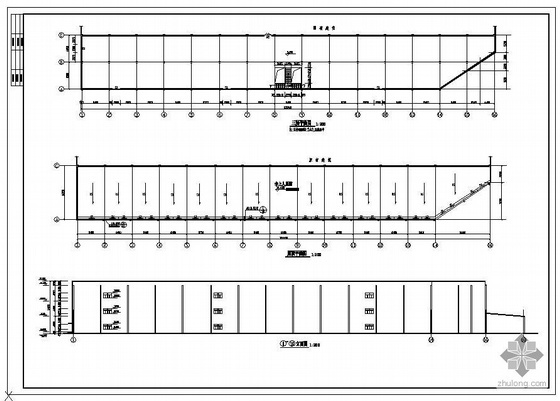 商场钢结构楼梯CAD资料下载-山东某市场扩建工程图纸