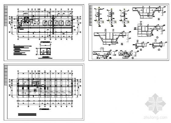 高层建筑箱形与筏形基础技术规范符号-b资料下载-某地下室筏形基础详图