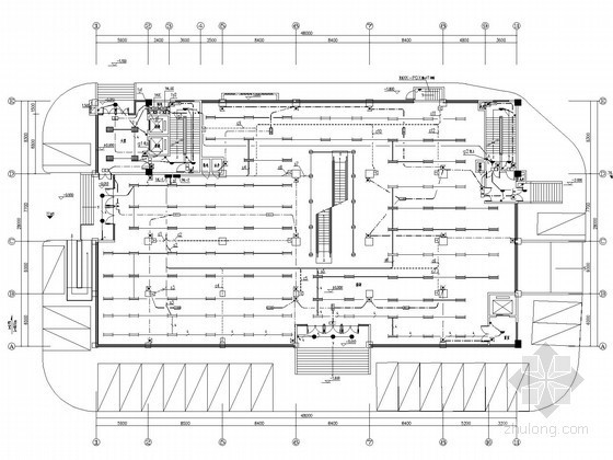 商场结构和建筑全套施工图资料下载-[广西]一类办公大楼全套电气施工图