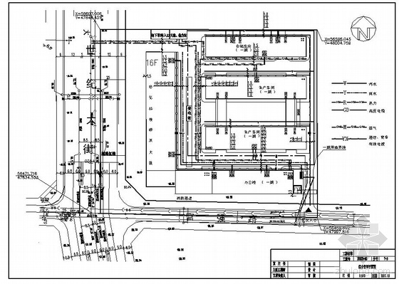 管网工程施工图纸资料下载-邯郸某大厦室外管网工程施工图